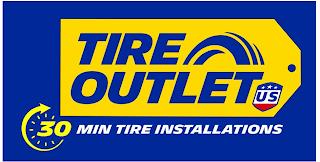 TIRE OUTLET US 30 MIN TIRE INSTALLATIONS trademark