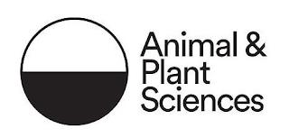 ANIMAL & PLANT SCIENCES trademark