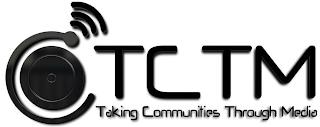 TCTM TAKING COMMUNITIES THROUGH MEDIA trademark