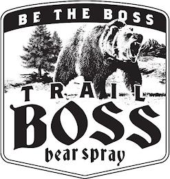 BE THE BOSS TRAIL BOSS BEAR SPRAY trademark