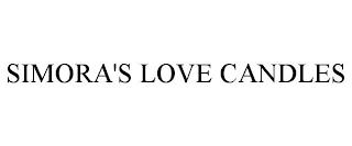 SIMORA'S LOVE CANDLES trademark