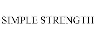 SIMPLE STRENGTH trademark