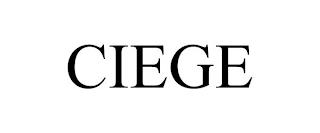 CIEGE trademark