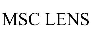 MSC LENS trademark