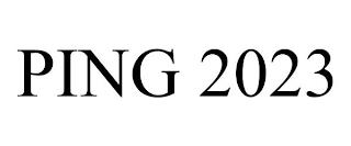 PING 2023 trademark