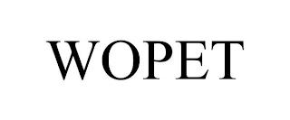 WOPET trademark