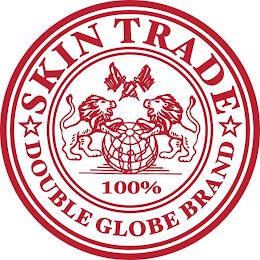 SKIN TRADE DOUBLE GLOBE BRAND 100% trademark