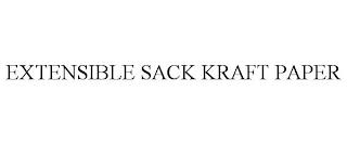 EXTENSIBLE SACK KRAFT PAPER trademark