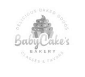 BABYCAKE'S BAKERY DELICIOUS BAKED GOODS CLASSES & FAVORS trademark