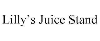 LILLY'S JUICE STAND trademark