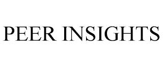 PEER INSIGHTS trademark