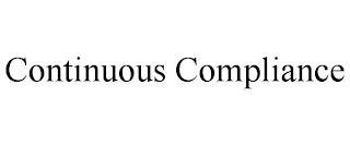 CONTINUOUS COMPLIANCE trademark