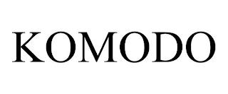 KOMODO trademark