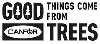 GOOD THINGS COME FROM TREES CANFOR trademark