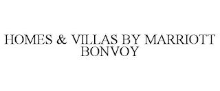 HOMES & VILLAS BY MARRIOTT BONVOY trademark