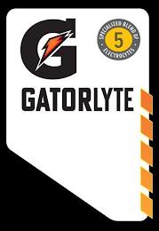 G SPECIALIZED BLEND OF 5 ELECTROLYTES GATORLYTE trademark