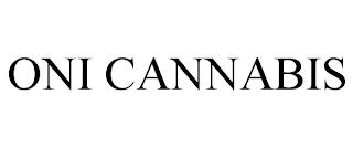 ONI CANNABIS trademark