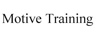 MOTIVE TRAINING trademark