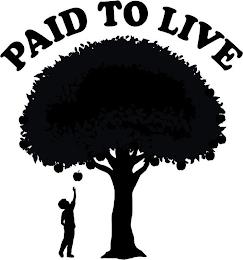 PAID TO LIVE trademark