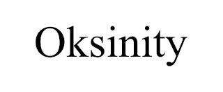 OKSINITY trademark