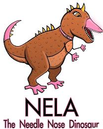 NELA NELA THE NEEDLE NOSE DINOSAUR trademark