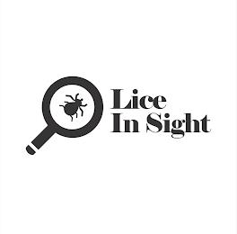 LICE IN SIGHT trademark