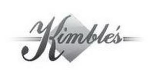 KIMBLE'S trademark