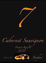 7 CABERNET SAUVIGNON PRIVATE RESERVE 2020 ALC. 13.9 JOEYHAI trademark