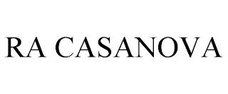 RA CASANOVA trademark