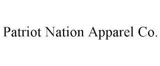 PATRIOT NATION APPAREL CO. trademark