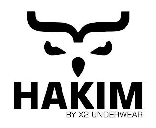 HAKIM BY X2 UNDERWEAR trademark