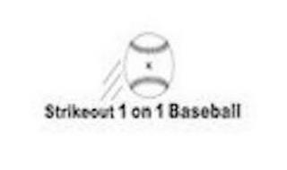 STRIKEOUT 1 ON 1 BASEBALL trademark