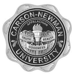 CARSON-NEWMAN UNIVERSITY APPALACHIAN TRUTH BEAUTY GOODNESS 1851 trademark