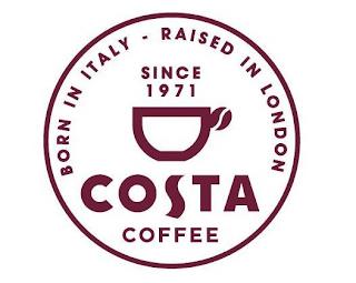 BORN IN ITALY - RAISED IN LONDON SINCE 1971 COSTA COFFEE971 COSTA COFFEE trademark