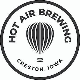 HOT AIR BREWING CRESTON, IOWA trademark