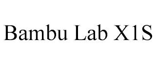 BAMBU LAB X1S trademark