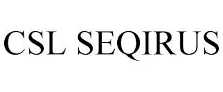 CSL SEQIRUS trademark