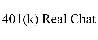 401(K) REAL CHAT trademark