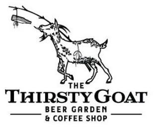 THE THIRSTY GOAT BEER GARDEN & COFFEE SHOP trademark