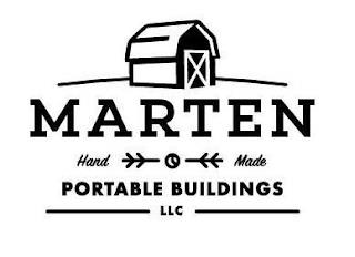 MARTEN HAND MADE PORTABLE BUILDINGS LLC trademark