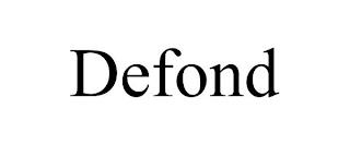 DEFOND trademark