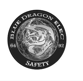 BLUE DRAGON ELEC 64 92 SAFETY trademark