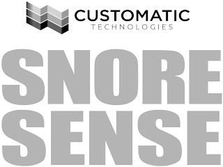 CUSTOMATIC TECHNOLOGIES SNORE SENSE trademark