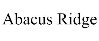 ABACUS RIDGE trademark