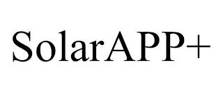 SOLARAPP+ trademark