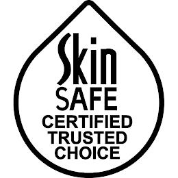 SKIN SAFE CERTIFIED TRUSTED CHOICE trademark