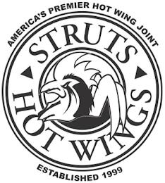 STRUTS HOT WINGS AMERICA'S PREMIER HOT WING JOINT ESTABLISHED 1999 trademark