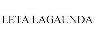 LETA LAGAUNDA trademark