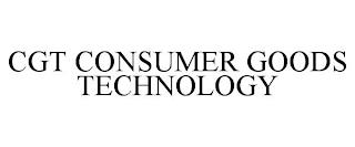 CGT CONSUMER GOODS TECHNOLOGY trademark