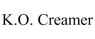 K.O. CREAMER trademark